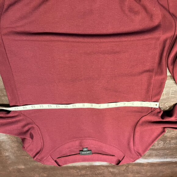 J. Jill Wearever Collection Long Sleeve Knit Dress Maroon Womens MP New‎ Classic - Picture 13 of 14